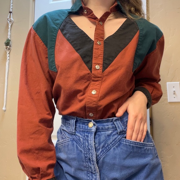 Vintage RoughRider Western Shirt - Picture 1 of 5